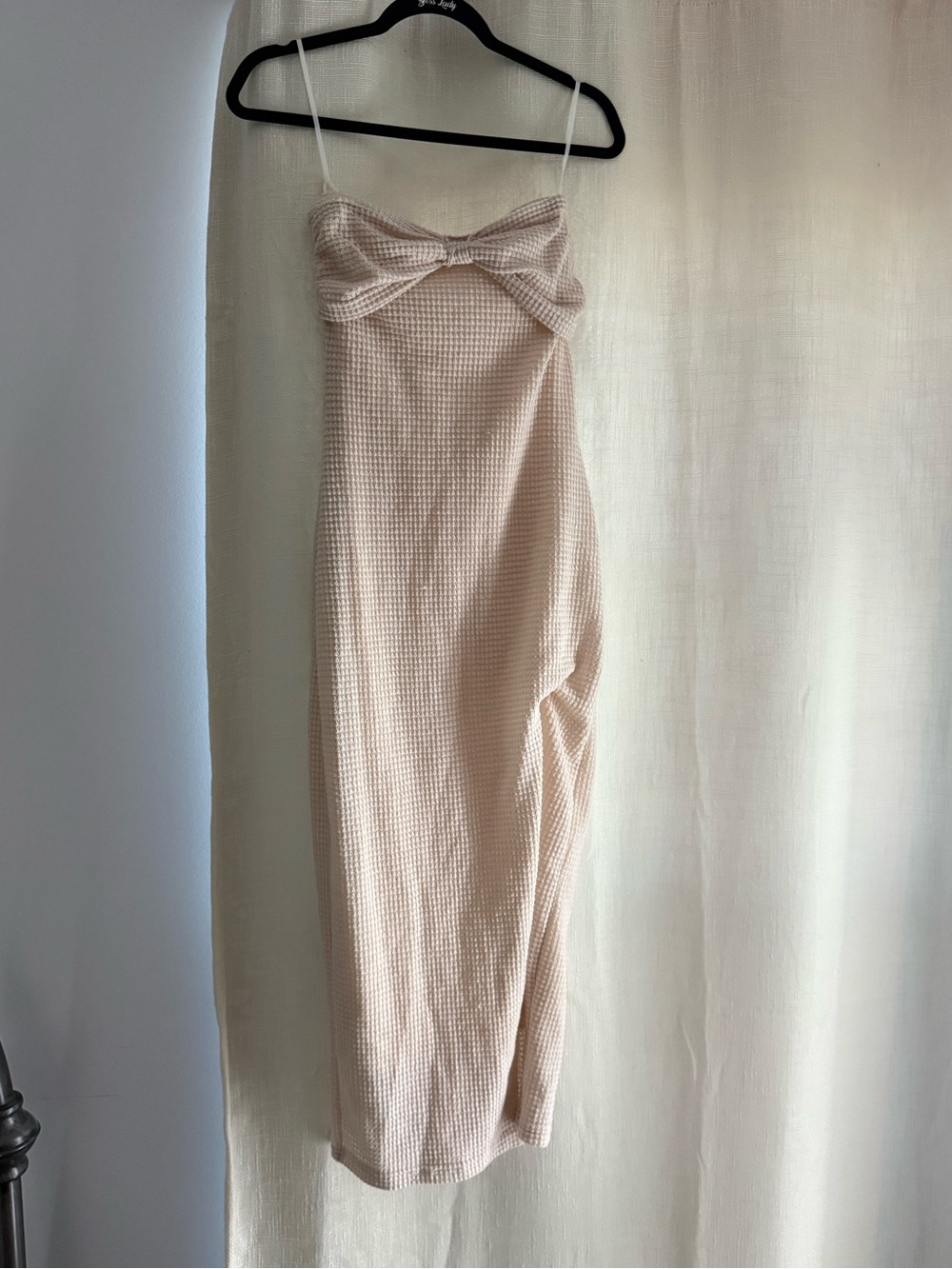 Strapless Midi Dress